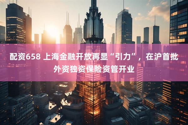 配资658 上海金融开放再显“引力”，在沪首批外资独资保险资管开业
