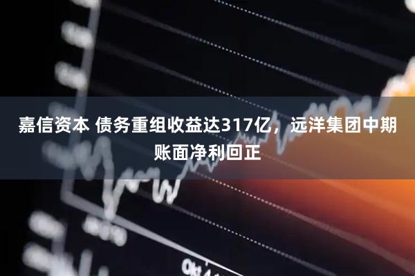 嘉信资本 债务重组收益达317亿，远洋集团中期账面净利回正